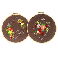 2020 New Embroidery Handmade Creative Adult DIY Material Kit European Style Embroidery Home Decoration Set