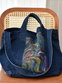 Pinecone Original Handmade Bag DIY Fabric European Embroidery Material Kit for Adults