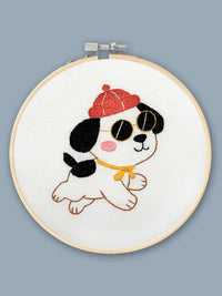 Beginner Embroidery Kit for Kids & Adults - DIY Needlework Material Pack for School Projects & Crafts