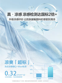 FUANNA Ice-Feel Antibacterial Summer Quilt 2026 New Cooling Machine Washable Air Conditioning Comforter