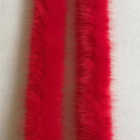 Faux Fox Fur Trim Strip for Hanfu Tang Suit Hat Collar Shoe Edge Bag Trim Christmas Plush DIY Craft Material