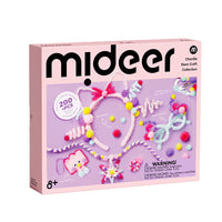 Mideer Pipe Cleaners DIY Craft Kit for Girls - Hair Clips, Bracelets, Decorative Gifts, Educational Toy