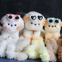 Kids DIY Chenille Stem Dog Set Craft Kit - Coral Fleece Pipe Cleaner Pony Doll Toy