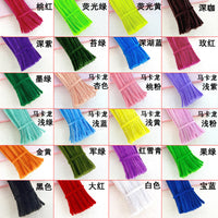 Macaron Pipe Cleaner Flower Bouquet DIY Material Kit for Kids and Kindergarten - Encrypted Colorful Chenille Stems Hairpin