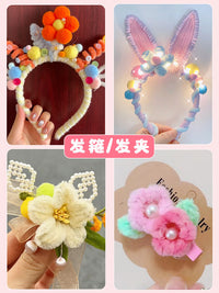 Colorful DIY Craft Material Pack Pipe Cleaners Glitter Chenille Stems Wavy Plush Strips for Kindergarten Children