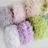 20mm Curly Chenille Stems Pipe Cleaners for DIY Crafts Teddy Bear Doll Making Extra Thick Dense Plush Strips