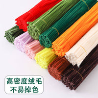 Macaron Chenille Stems Craft Kit for DIY Flower Bouquets and Plush Art Projects