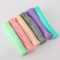 Macaron Chenille Stems Craft Kit for DIY Flower Bouquets and Plush Art Projects