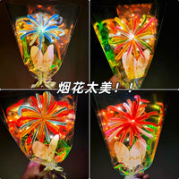 DIY Fireworks Chenille Stem Bouquet Kit - Handmade Lantern Craft Material Pack for Gifts
