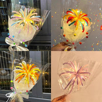 DIY Fireworks Chenille Stem Bouquet Kit - Handmade Lantern Craft Material Pack for Gifts