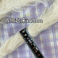 25mm Long Mink Hair Chenille Stem Puppy DIY Craft Material Extra Dense Long Hair Cat Yorkie One Meter Length