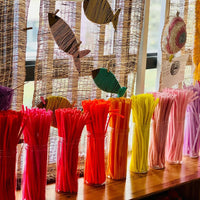 Kindergarten Low-Structure Art Area Storage Bottles Yarn Pipe Cleaners Creative Early Education Class Tools Environmental Creation Materials