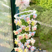 Spring Summer Colorful Chenille Stem Butterfly Wind Chime DIY Art Material Pack for Kids