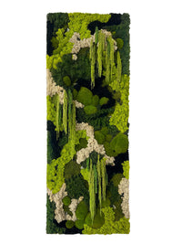 Preserved Moss Wall Art Decor 3D Plant Wall Hanging Greenery Mural High-End Wall Painting Tabletop Ornament