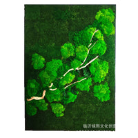 Preserved Moss Wall Art for Restaurants, Hotels, and Office Backgrounds