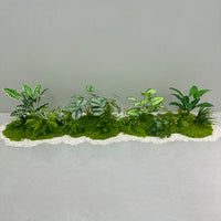 Artificial Moss Micro Landscape for Indoor Display, Staircase, and Entryway Decor