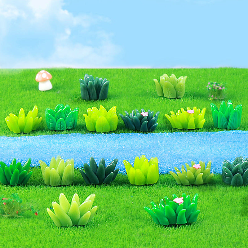 Artificial Moss Haystack Miniature Landscape Ornament DIY Resin Craft for Succulent Garden Decor