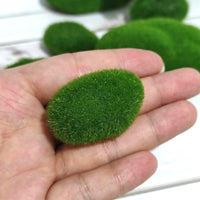 Artificial Moss Stones for Micro Landscape Decor, DIY Foam Landscaping Material, Fake Moss Lawn for Bonsai and Terrariums