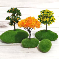 Artificial Moss Stones for Micro Landscape Decor, DIY Foam Landscaping Material, Fake Moss Lawn for Bonsai and Terrariums