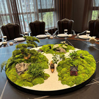 Luxury Hotel Dining Table Centerpiece Micro Landscape Bonsai Decoration Chinese Style