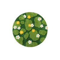 Nordic Ins Style Moss Carpet Green Round Bedside Rug Forest Carpet for Bedroom Living Room Coffee Table Sofa Mat