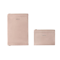 Travel Double-Layer Laundry Bag Portable Dirty Clothes Organizer Underwear Storage Pouch for Business Trips