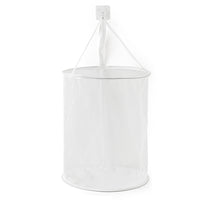 Foldable Wall-Mounted Laundry Hamper Bathroom Dirty Clothes Basket Hanging Storage Bin
