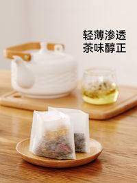 FaSoLa Corn Fiber Disposable Tea Bags - Food Grade Filter Bags for Loose Leaf Tea