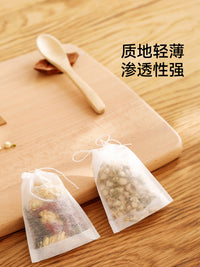 FaSoLa Corn Fiber Disposable Tea Bags - Food Grade Filter Bags for Loose Leaf Tea