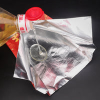 Disposable Aluminum Foil Insulated Takeaway Bags for BBQ Skewers and Fried Snacks, Oil-Proof Packaging