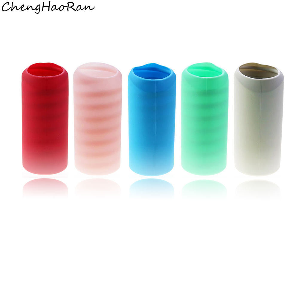 Silicone Can Cooler Sleeve for Soda Beer Bottles Insulated Protective Cover for Glass Water Cups