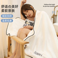 Coral Fleece Bath Towel for Adults, Super Absorbent, Quick Dry, Lint-Free, A-Class Baby-Grade, for Home Use