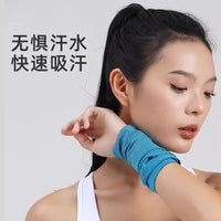 手腕擦汗巾运动速干毛巾冷感运动健身房手腕巾冰凉吸汗便携护腕