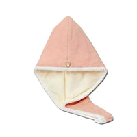 Double-Layer Two-Tone Thickened Coral Fleece Hair Drying Cap Super Absorbent Soft Quick Dry Anti-bacterial Bath Towel Turban