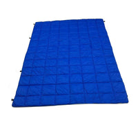 Portable Camping Blanket with Pillow, Lightweight Warm Sleeping Bag for Outdoor Napping, Easy Foldable Shawl, Multi-functional Printed Throw