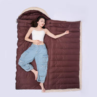 Wholesale Camping Down Sleeping Bag Outdoor Adult Winter Ultralight Cold-Proof Envelope Down Sleeping Bag
