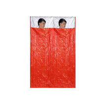 Double Sleeping Bag for Outdoor Camping, Portable Envelope Style Emergency Blanket for Hiking, Multifunctional Thermal Bivy Sack