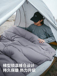 Pelliot Outdoor Sleeping Bag Early Spring Warm Adult Ultralight Portable Camping Lightweight Hiking Quilt Down Cotton