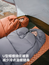 Pelliot Outdoor Sleeping Bag Early Spring Warm Adult Ultralight Portable Camping Lightweight Hiking Quilt Down Cotton