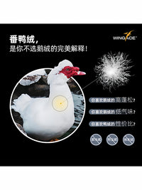 WINGACE Heavy-Duty Hiking Down Sleeping Bag 800 Fill Power 95% Duck Down Ultralight Mummy Outdoor Camping
