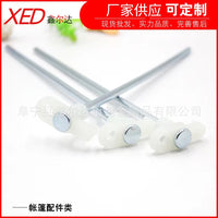 6mm Luminous Tent Stakes, Outdoor Camping Fluorescent Ground Pegs, Non-Slip Night Vision Steel Nails for Canopy