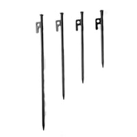 Outdoor Camping Tent Stakes Windproof Ground Pegs Canopy Anchor Kit with Hammer and Storage Bag