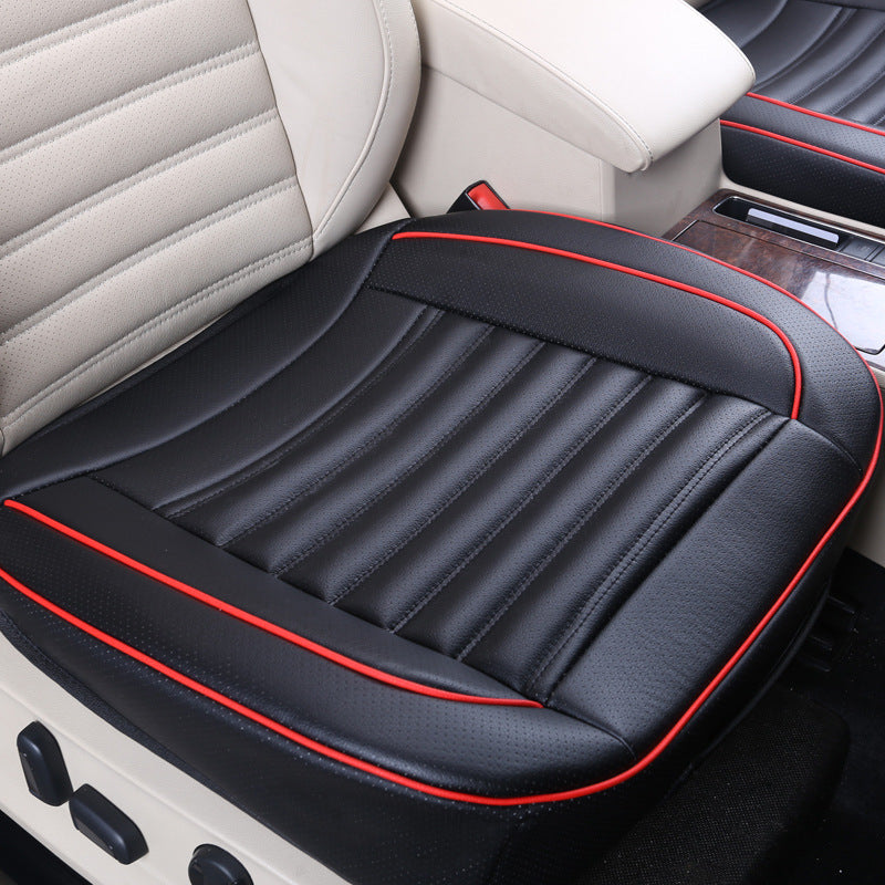 Universal 3D Car Seat Cushion Set of 3, Breathable, All-Season, Backless, Full Surround, Constant Temperature Leather