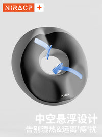 Coccyx Cushion for Tailbone Pain Relief, Pressure Reducing Seat Cushion for Long Sitting, Hollow Donut Pillow for Hips