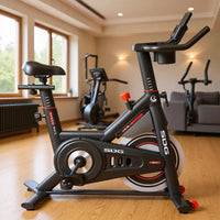 SDG Home Silent Exercise Bike Indoor Cycling Fitness Equipment for Cardio Workout