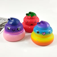Squishy Toys Cute Cartoon Poop Stress Relief Squeeze Toy for Kids and Adults