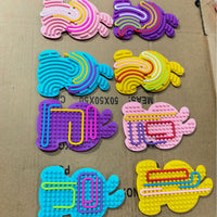Sensory Activity Board Silicone Decompression Toy for Stress Relief and Fidgeting