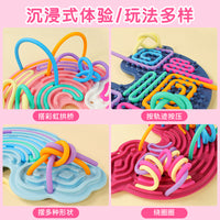 Sensory Activity Board Educational Toy Silicone Spatial Sensory Decompression Board for Kids