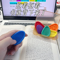 Sensory Stone Anxiety Relief Soft Silicone Textured Worry Stone for Kids Tactile Cognitive Decompression Toy