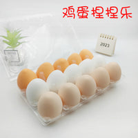 Creative Decompression Simulation Egg Squeeze Toy - Unbreakable Prank Egg for Stress Relief